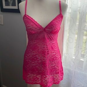 Hot pink nighty ( or top if you really want!)